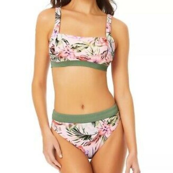 California Sunshine Contrast-Waistband Bikini Bottoms - Picture 3 of 3